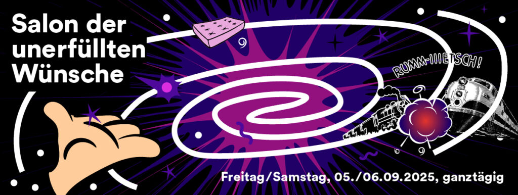 Flyermotiv Salon der unerfüllten Wünsche: Reise - Sterne & Mythen in Tüten!